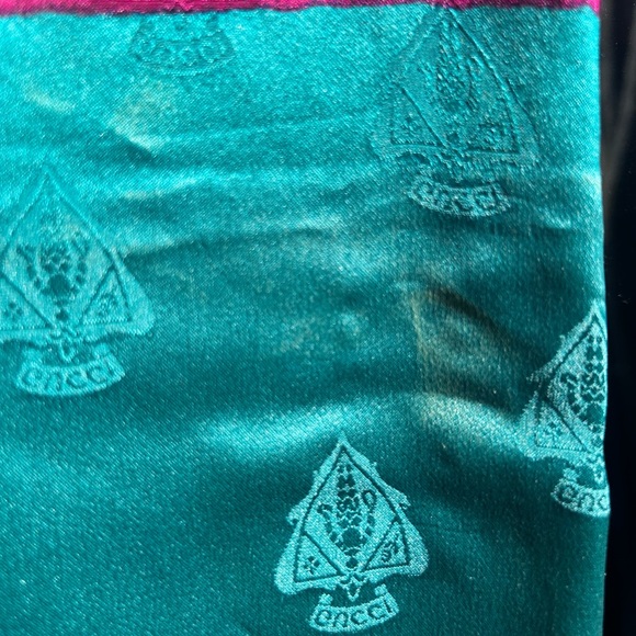 Gucci Multicolor Fringed Scarf/ Shawl *Vintage 80s *Rare - Picture 4 of 9